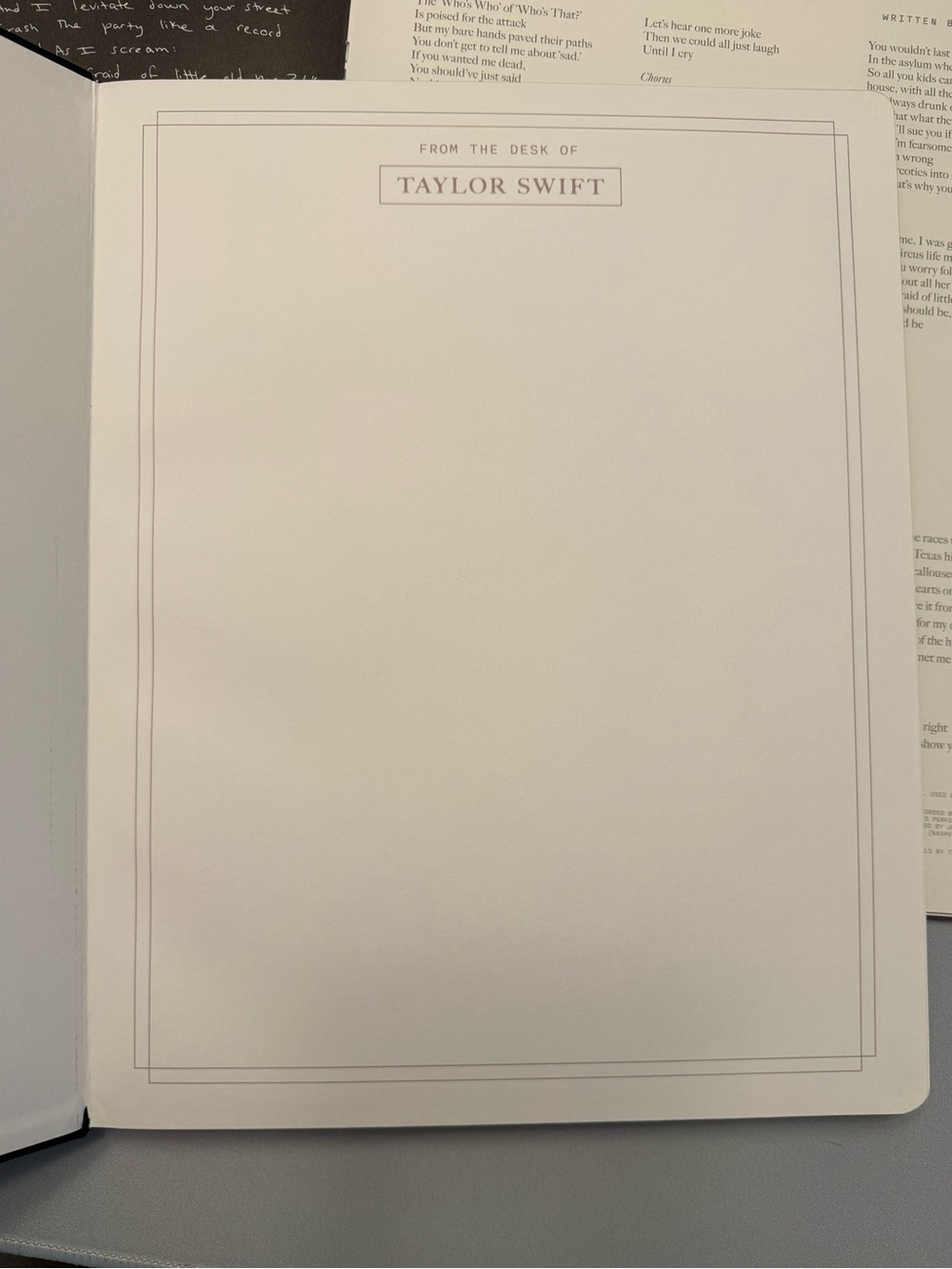 Taylor Swift TTPD Journal - Picture 3 of 11